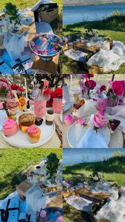 Luxury picnic setup photo 1